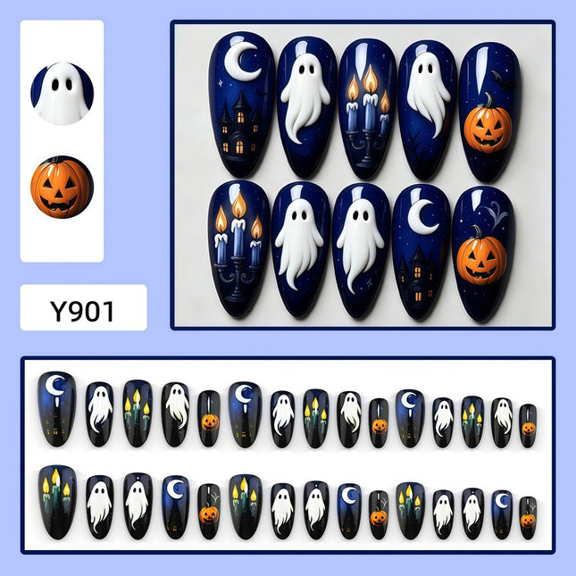 Uglysweatershops Halloween Cute Quirky Hot Girl Vibe Section Four Press-on Nails