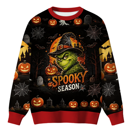 Uglysweatershops Witch Hat Red Christmas Ugly Sweater