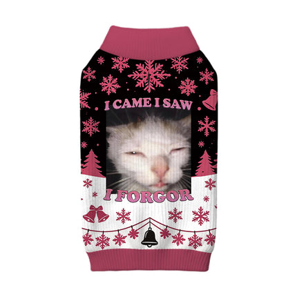 Uglysweatershops I Forgor Funny Cat Meme Dog & Cat Pet Sweater