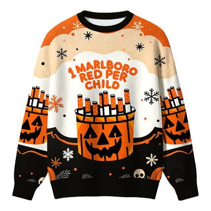 Uglysweatershops Red Per Child Christmas Ugly Sweater