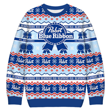 Uglysweatershops Beer Holiday Christmas Ugly Sweatshirt