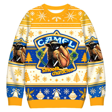 Uglysweatershops Vintage Pocket Christmas Ugly Sweatshirt