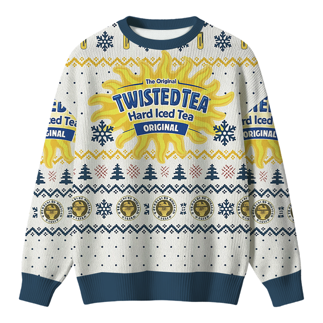 Uglysweatershops Hard Tea Christmas Ugly Sweater