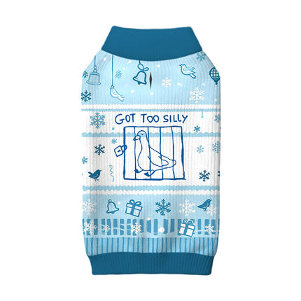 Uglysweatershops Got Too Silly Meme Dog & Cat Pet Sweater