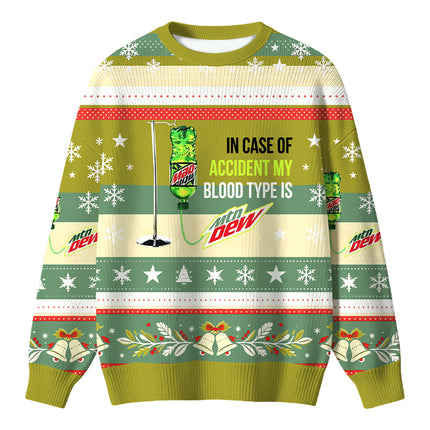 Uglysweatershops In case of accident Christmas Ugly Sweater