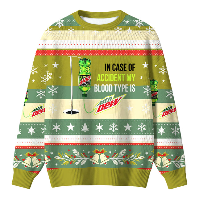 Uglysweatershops In case of accident Christmas Ugly Sweater