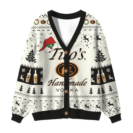 Uglysweatershops Handmade Vintage Ugly Cardigan Sweater