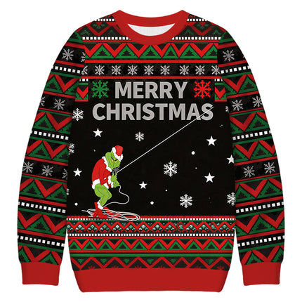 Uglysweatershops Stole Funny Christmas Ugly Sweatshirt