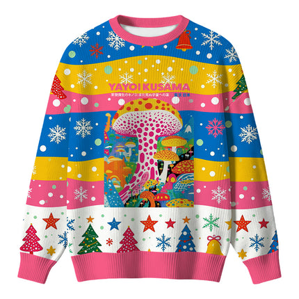 Uglysweatershops Psychedelic Mushrooms Christmas Ugly Sweater
