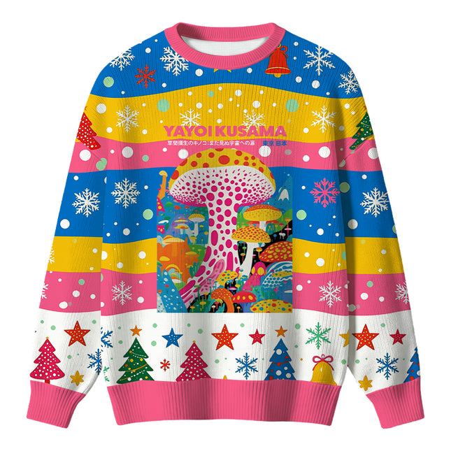Uglysweatershops Psychedelic Mushrooms Christmas Ugly Sweater