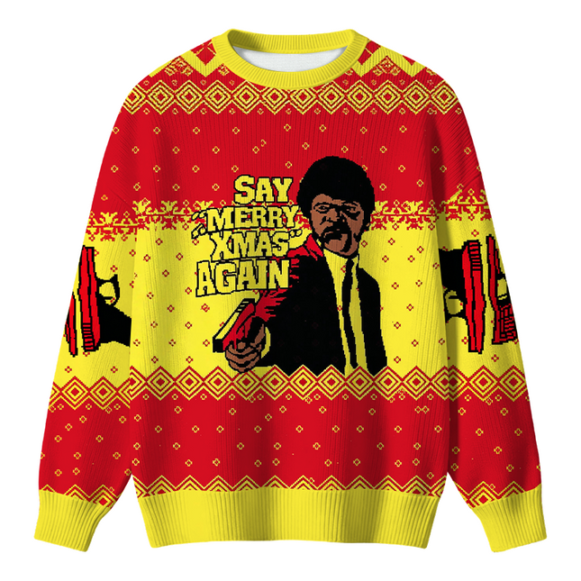 Uglysweatershops Merry Xmas Again Christmas Ugly Sweater