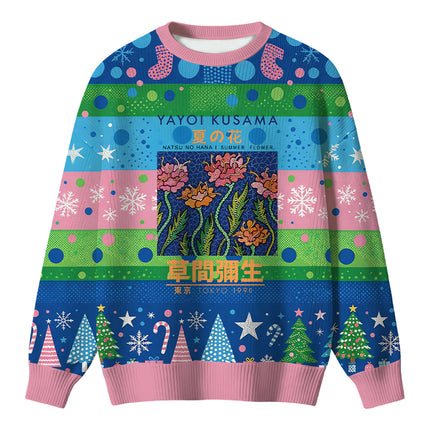 Uglysweatershops Summer Flowers Vintage Christmas Ugly Sweater