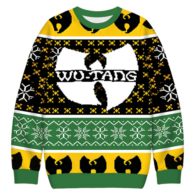 Uglysweatershops Retro Hip Hop Christmas Ugly Sweatshirt