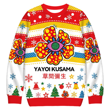 Uglysweatershops Sunflower Christmas Ugly Sweatshirt