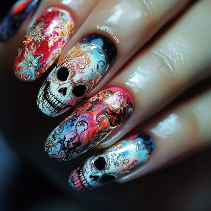 Uglysweatershops Halloween Cute Quirky Hot Girl Vibe Section Eight Press-on Nails
