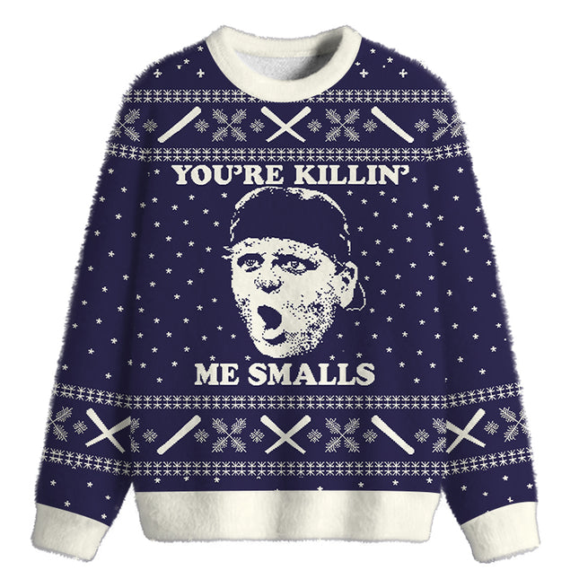 Uglysweatershops You're Killing Me Fuzzy Christmas Ugly Sweatshirt