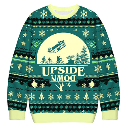 Uglysweatershops Stranger Funny Christmas Ugly Sweatshirt
