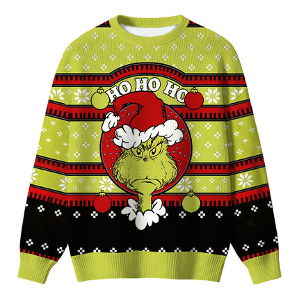 Uglysweatershops Ho Ho Ho Christmas Ugly Sweater