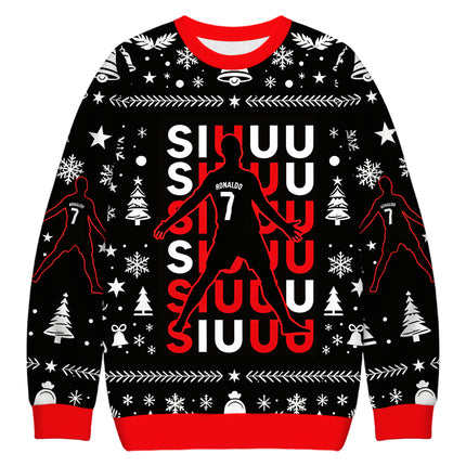 Uglysweatershops CR7 Meme Christmas Ugly Sweatshirt