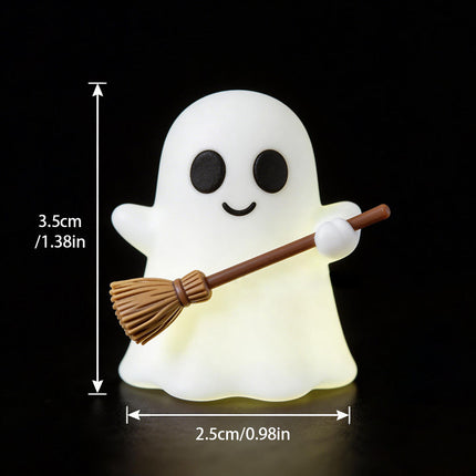 Uglysweatershops Halloween Glowing Mini Ghost Figurines