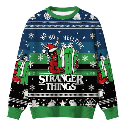 Uglysweatershops Dark Christmas Demon Christmas Ugly Sweater