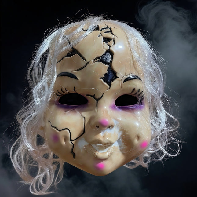 Uglysweatershops Halloween Horror Ghost Doll Prank Mask