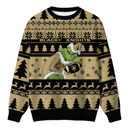 Uglysweatershops Black Knights Christmas Ugly Sweater