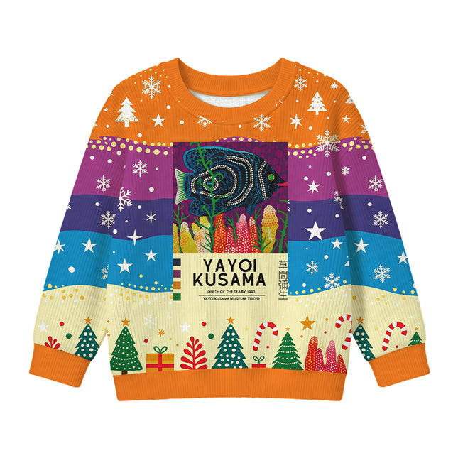 Uglysweatershops Tropical Fish Kids Ugly Sweater