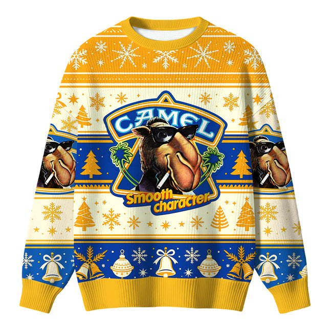 Uglysweatershops Vintage Pocket Christmas Ugly Sweater