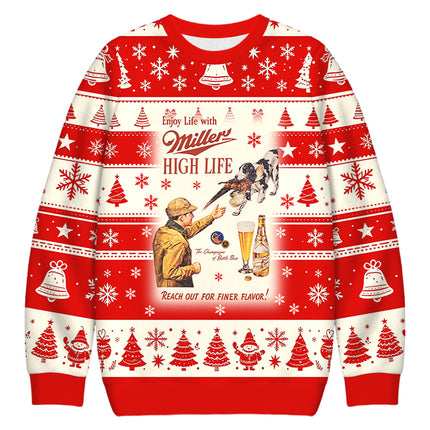 Uglysweatershops Hunting Vintag Christmas Ugly Sweatshirt