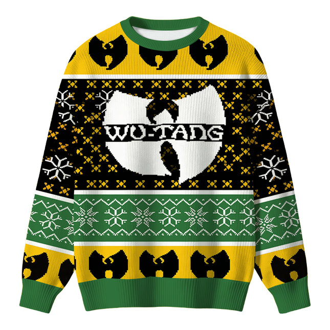Uglysweatershops Retro Hip Hop Christmas Ugly Sweater