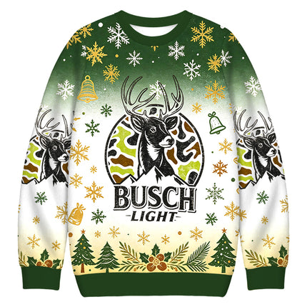 Uglysweatershops Deer Hunting Christmas Ugly Sweatshirt