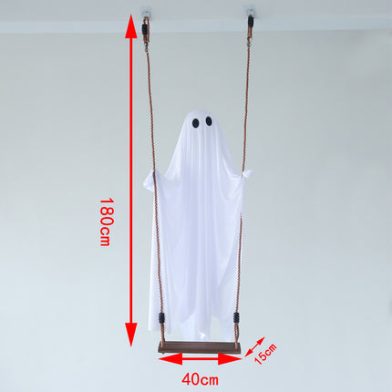 Uglysweatershops Cute Halloween Ghost Swing