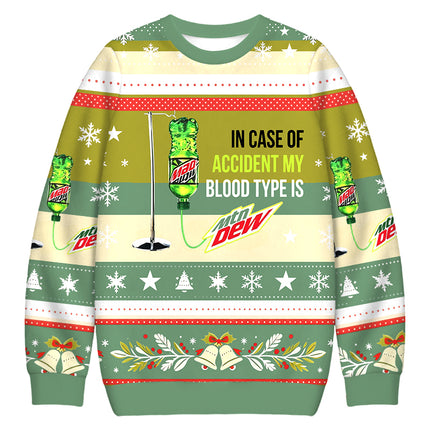 Uglysweatershops In case of accident Christmas Ugly Sweatshirt