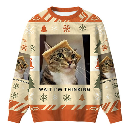 Uglysweatershops Wait Im Thinking Meme Christmas Ugly Sweater