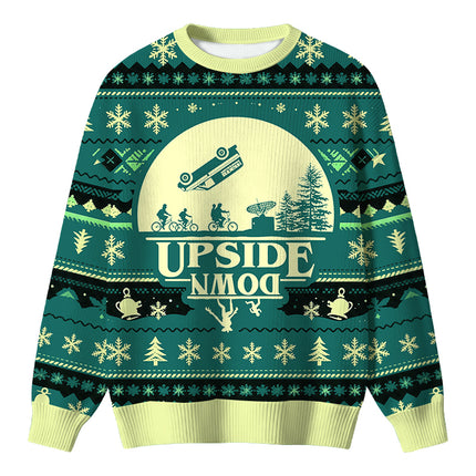 Uglysweatershops Stranger Funny Christmas Ugly Sweater