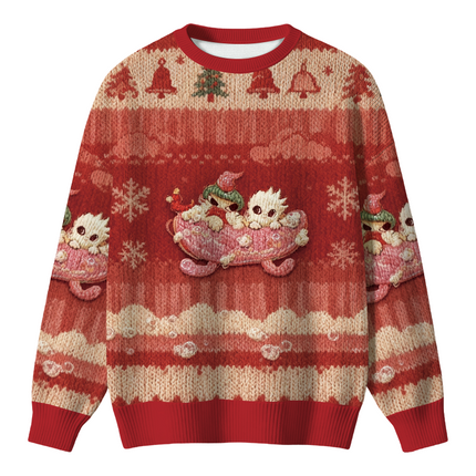Uglysweatershops Exploring With Friends Christmas Ugly Sweater