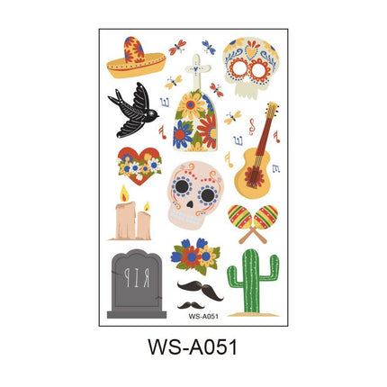 Uglysweatershops Random 10-piece Children's Cartoon Glowing Tattoo Stickers