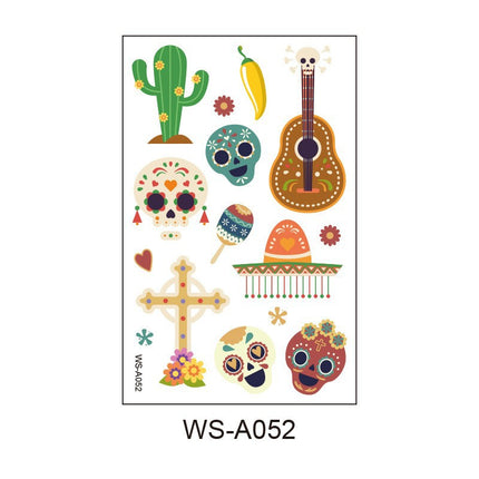 Uglysweatershops Random 10-piece Children's Cartoon Glowing Tattoo Stickers