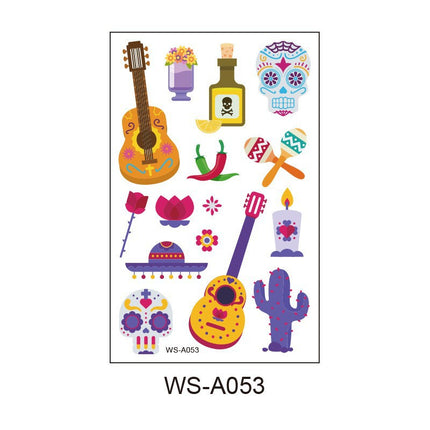 Uglysweatershops Random 10-piece Children's Cartoon Glowing Tattoo Stickers