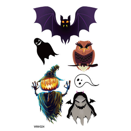 Uglysweatershops Random 10-piece Pack Scary Scar Face Stickers