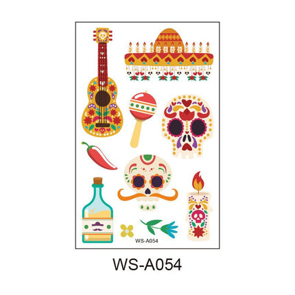 Uglysweatershops Random 10-piece Children's Cartoon Glowing Tattoo Stickers