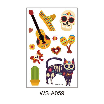Uglysweatershops Random 10-piece Children's Cartoon Glowing Tattoo Stickers