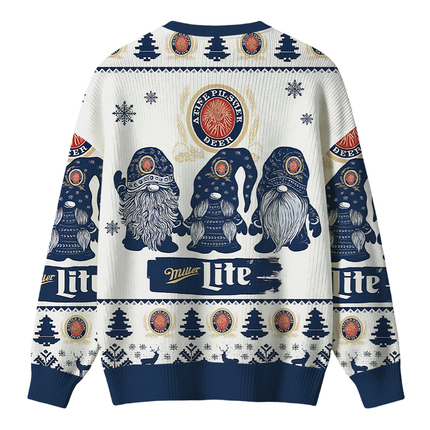Uglysweatershops Blue Beer Christmas Ugly Sweater