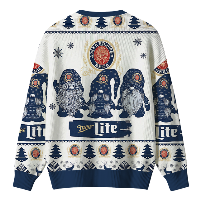 Uglysweatershops Blue Beer Christmas Ugly Sweater