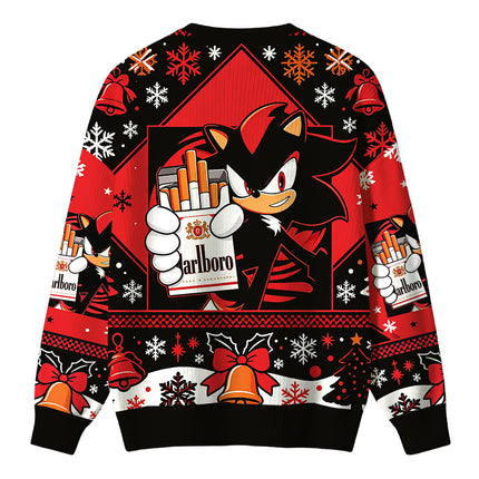 Uglysweatershops Shadow The Hedgehog Christmas Ugly Sweater