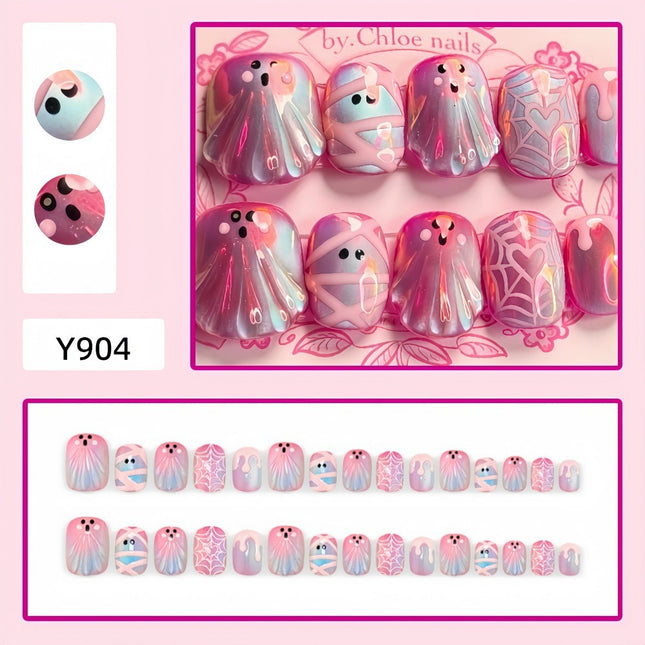 Uglysweatershops Halloween Cute Quirky Hot Girl Vibe Section TWO Press-on Nails