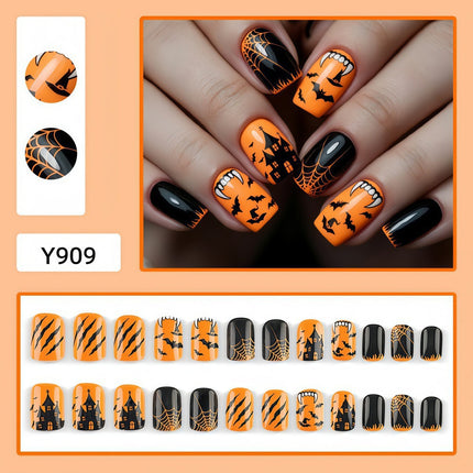 Uglysweatershops Halloween Cute Quirky Hot Girl Vibe Section Five Press-on Nails