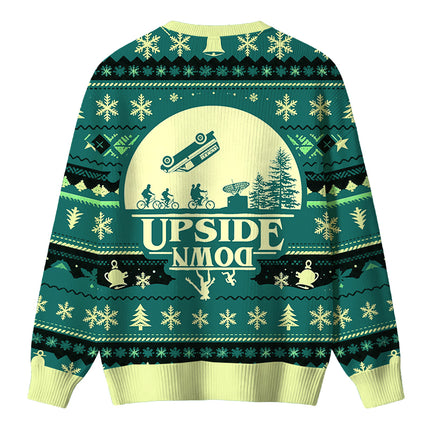Uglysweatershops Stranger Funny Christmas Ugly Sweater