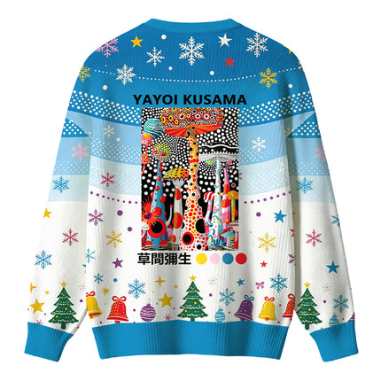 Uglysweatershops Japanese Pop Art Mushroom Christmas Ugly Sweater